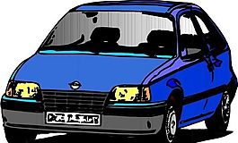 汽車 小轎車 矢量素材 EPS格式_0575