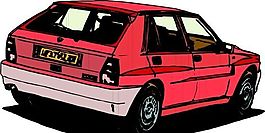 汽車 小轎車 矢量素材 EPS格式_0565