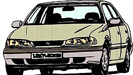 汽車 小轎車 矢量素材 EPS格式_0526