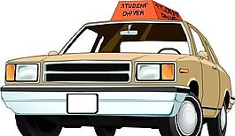 汽車 小轎車 矢量素材 EPS格式_0484