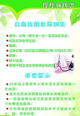 高血压的危险因素