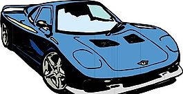 汽車 小轎車 矢量素材 EPS格式_0453