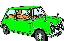 汽車 小轎車 矢量素材 EPS格式_0429