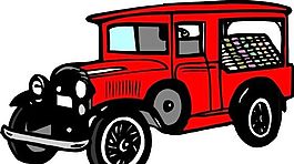 汽車 小轎車 矢量素材 EPS格式_0383