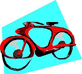 自行車 矢量素材 EPS格式_0028