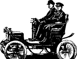 人力車 馬車 矢量素材 EPS格式_0075