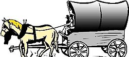 人力車 馬車 矢量素材 EPS格式_0074