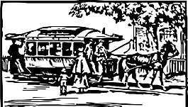 人力車 馬車 矢量素材 EPS格式_0067