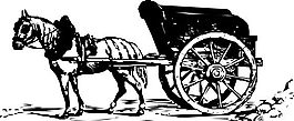 人力車 馬車 矢量素材 EPS格式_0064