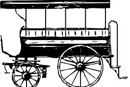 人力車 馬車 矢量素材 EPS格式_0030