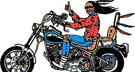 摩托車 矢量素材 EPS格式_0082