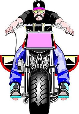 摩托車 矢量素材 EPS格式_0079