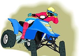 摩托車(chē) 矢量素材 EPS格式_0064