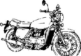摩托車(chē) 矢量素材 EPS格式_0055