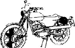 摩托車 矢量素材 EPS格式_0044