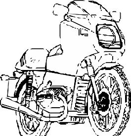 摩托車 矢量素材 EPS格式_0041