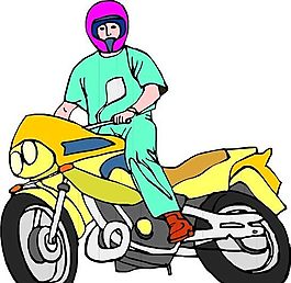 摩托車 矢量素材 EPS格式_0040