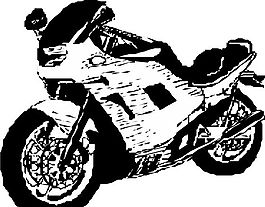 摩托車(chē) 矢量素材 EPS格式_0037