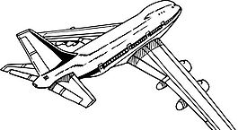 飛機(jī) 交通工具 矢量素材 eps格式_0015