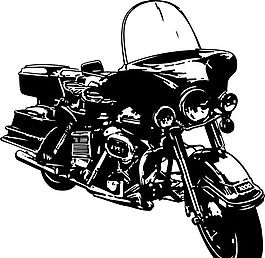 摩托車 矢量素材 eps格式_0001