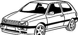 汽車 交通工具 矢量素材 EPS格式_0027