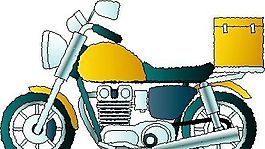 摩托車 交通工具 矢量 EPS格式_0002