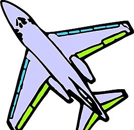 飛機(jī) 交通工具 矢量 AI_0019