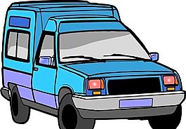 汽車(chē) 交通工具 矢量 AI_0397