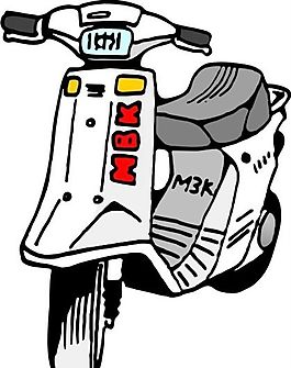 摩托車 交通工具 矢量 AI_0028