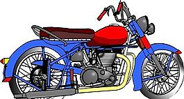 摩托車 交通工具 矢量 AI_0023
