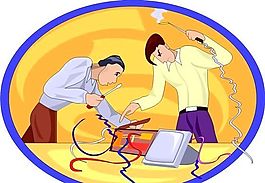 研究實(shí)驗(yàn) 實(shí)驗(yàn)人員 矢量 EPS格式_0003