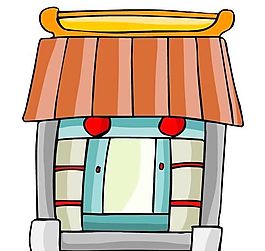 卡通古代建筑