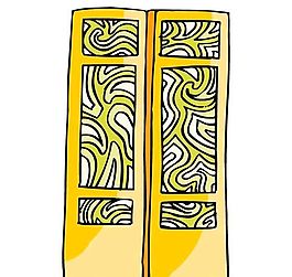 卡通古代建筑
