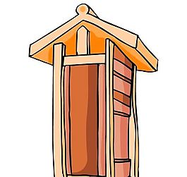 卡通古代建筑