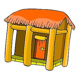 卡通古代建筑