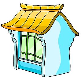 卡通古代建筑