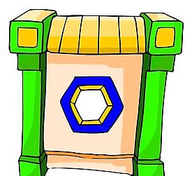 卡通古代建筑