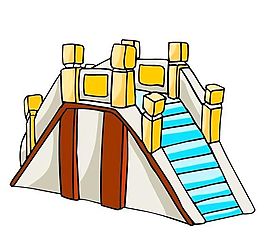 卡通古代建筑