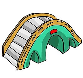 卡通古代建筑