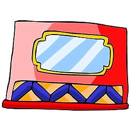 卡通古代建筑