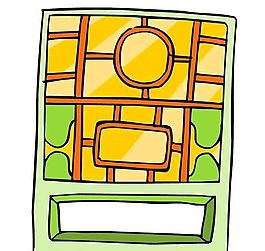 卡通古代建筑