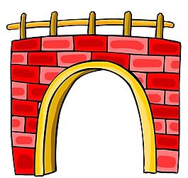卡通古代建筑