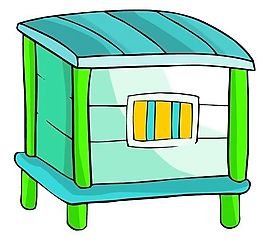 卡通古代建筑