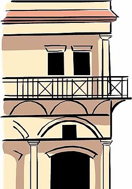 卡通建筑