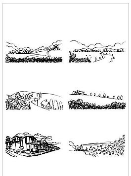 建筑風(fēng)景 筆刷設(shè)計(jì) 矢量 AI格式_0023