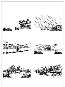 建筑風(fēng)景 筆刷設(shè)計(jì) 矢量 AI格式_0020