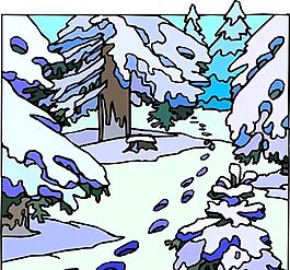 自然風(fēng)光 山水風(fēng)景 矢量 EPS格式_0015