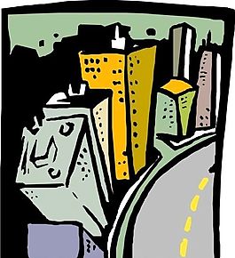 城市風(fēng)景 風(fēng)景建筑 矢量 EPS_0131