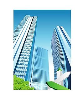 城市建筑矢量素材06