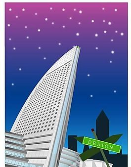 城市建筑矢量素材03